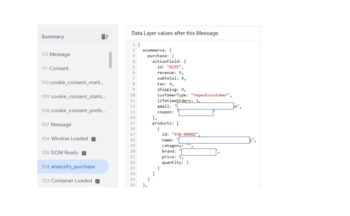 e-ticaret data layer yapısı